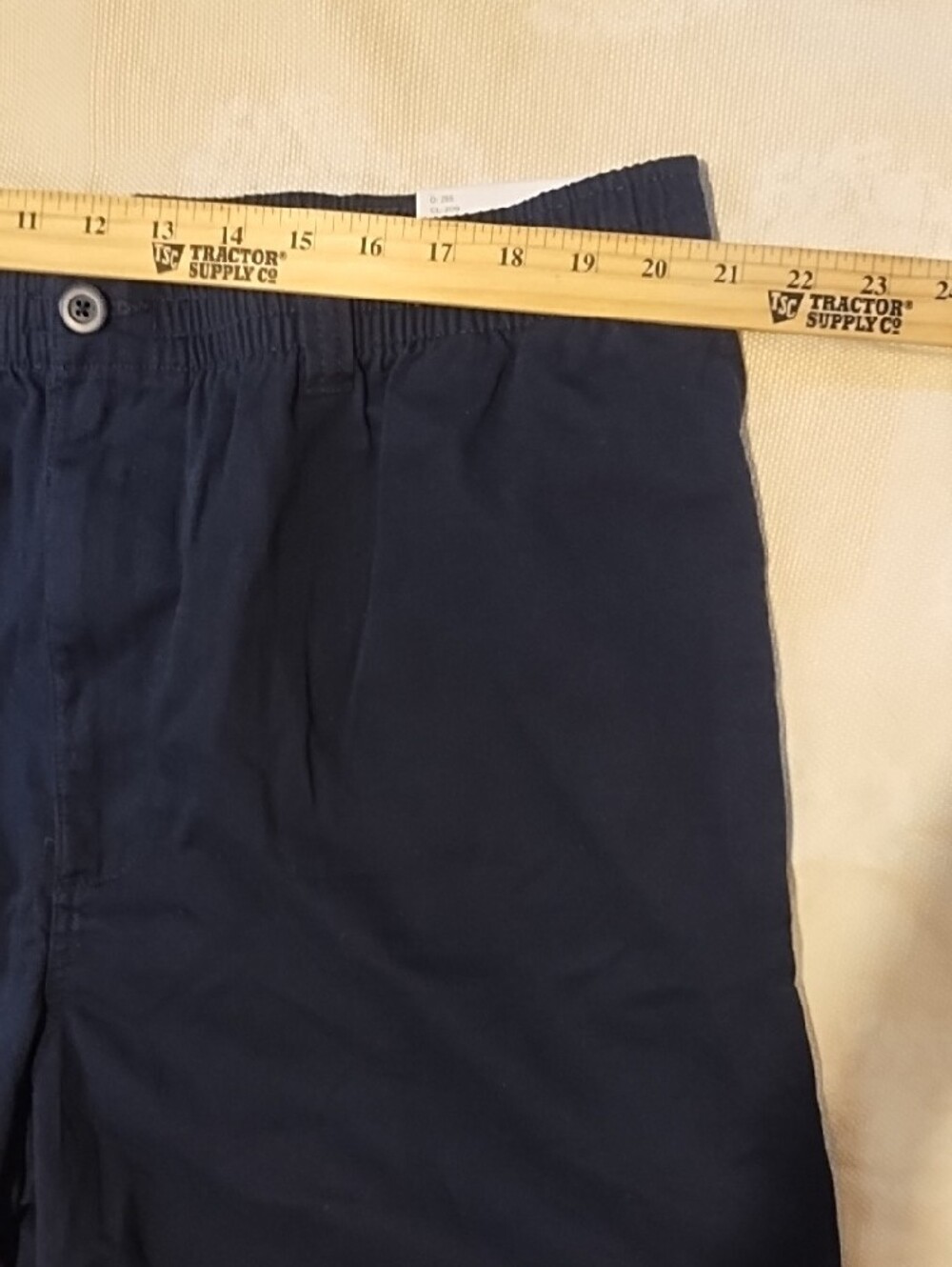 Harbor Bay Nwt size 1XL Men's Navy Flat-Front Shorts. - Picture 5 of 9